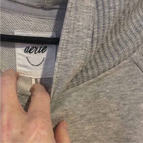 Aerie Essential Waffle Hoodie - Picture 7 of 8